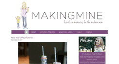 Desktop Screenshot of makingmine.com